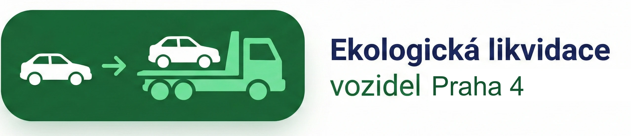 Ekologická likvidace vozidel Praha 4 – infografika
